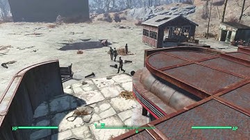 Fallout 4 building with wasteland workshop star light drive in/2