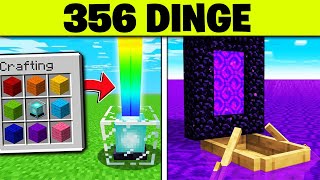 356 DINGE in MINECRAFT die du noch NICHT wusstest!