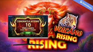 Volcano Rising Slot by Ruby Play (Desktop View)