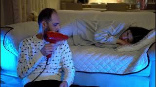 Relax with hair dryer noise: ideal for sleep, work, or zen moments – use headphones!