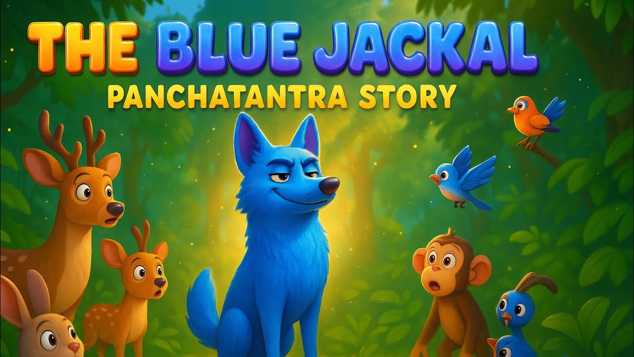 the-blue-jackal-panchatantra-moral-story-for-kids-chanu-s-dream