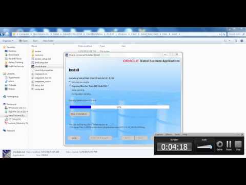 Siebel 8 1 part 5     Installing Oracle Siebel Patch and Configure it on chrome using OPEN UI