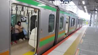 【熱海～高崎間各駅停車、改正後のUTL・SSLは同一形式に連結が多くなった？？】上野東京ライン高崎線直通普通高崎行きE233系3000番台E-58編成+E-02編成15両　川崎駅発車