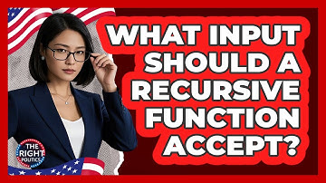What Input Should A Recursive Function Accept?