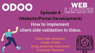 How to add client side validation in Odoo | Frontend Development