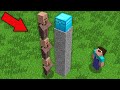 HOW TO MAKE A LADDER OF VILLAGERS BUT WHERE DOES IT LEAD ? 100% TROLLING TRAP!