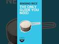 Rinsing Rice: The Only Guide You Need
