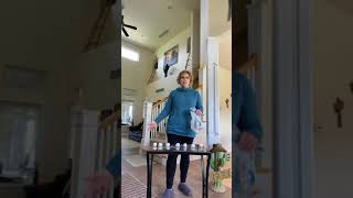 Straw Cotton Ball Game
