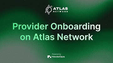 Provider Onboarding process on Atlas Network