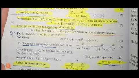 SOLVED QUESTION OF TYPE-2 OF LAGRANGE EQUATION PDE BSC MSC CSIR-NET MATHEMATICS 🙏 GATE CUCET  PG UG