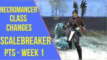 Necromancer Class Changes | ESO Scalebreaker PTS - Week 1