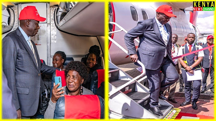 See how Riggy G launched first Flight to Kakamega from Nairobi | DP Rigathi Gachagua