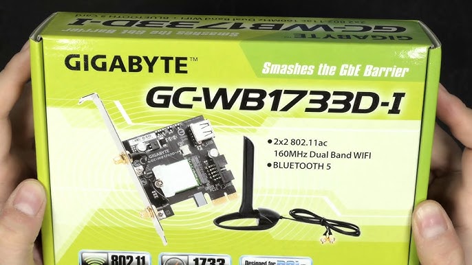 Gigabyte GC-WBAX200 - Carte PCI-E Wifi 6 + Bluetooth - Carte