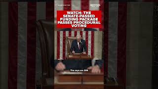 Congress clears procedural vote; spending bill to be voted on