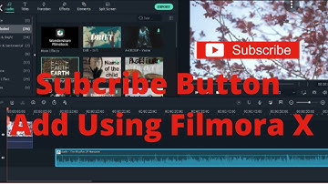 How to Add Subscribe Button Animation using filmora X | Wondershare Filmora X Tutorial