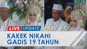 Pernikahan Beda Usia Kembali Terjadi, Seorang Kakek 71 Tahun Nikahi Gadis 19 Tahun di Subang