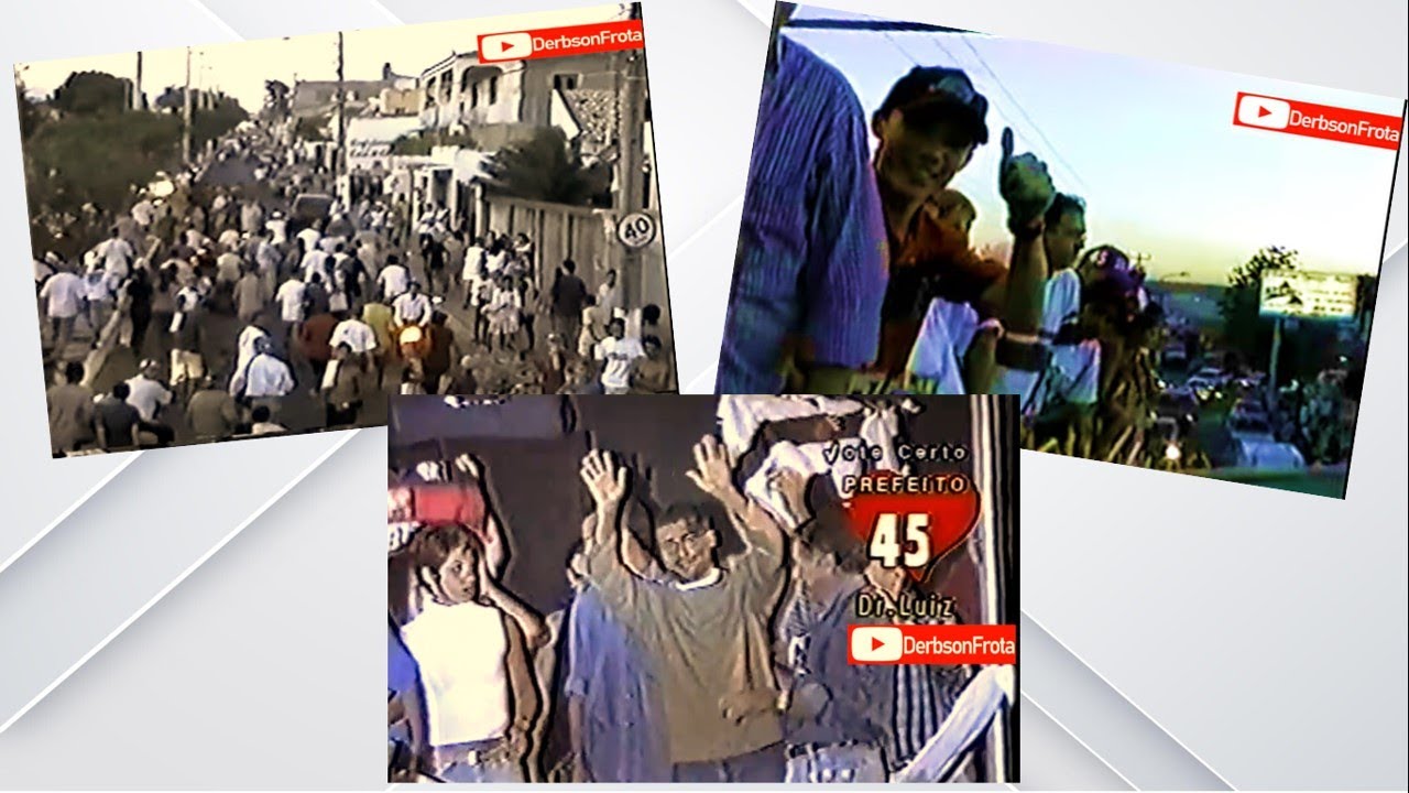 Romário em carreata e comício em Tianguá - Eleições 2000