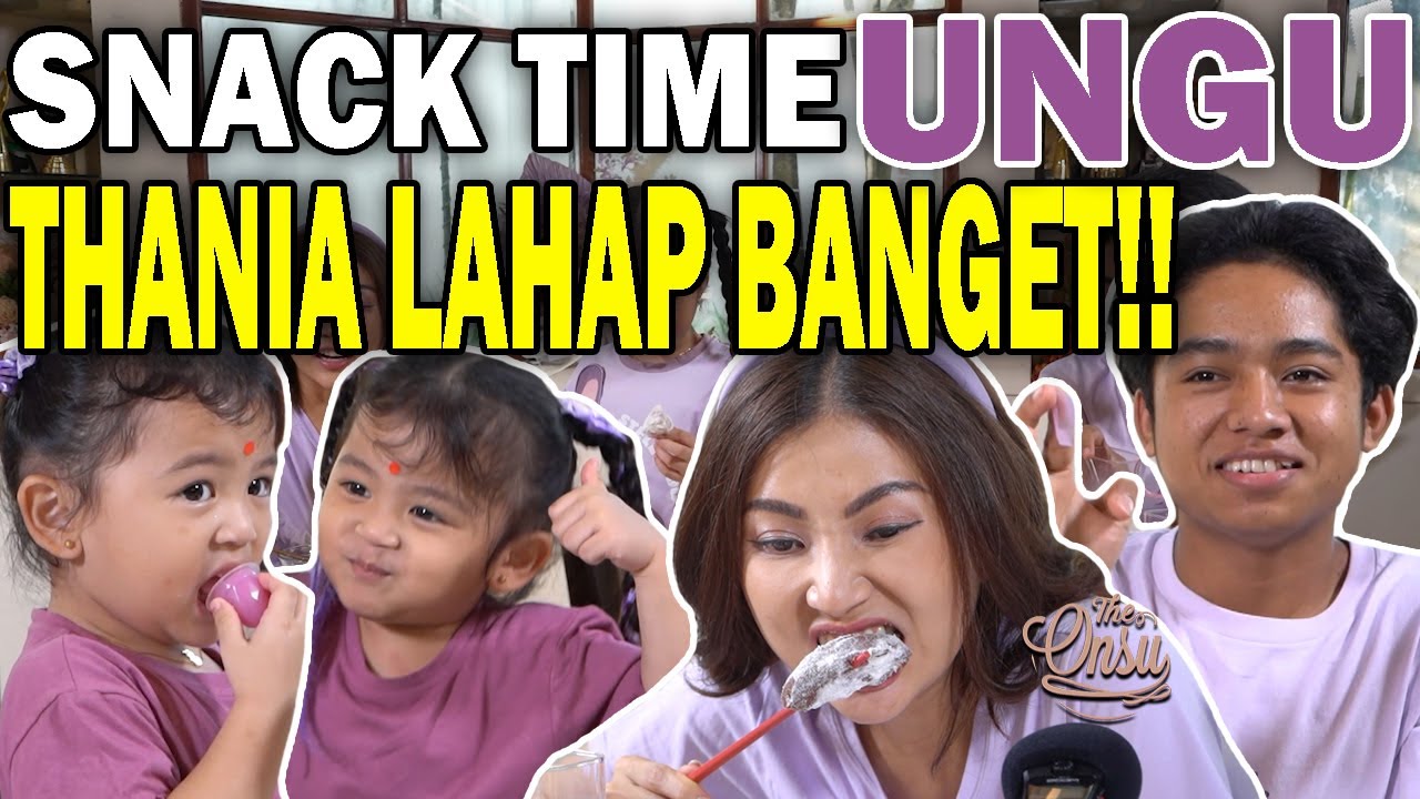 MAKAN SERBA UNGU‼️ THANIA RIBET GAK BERHENTI MAKAN‼️ | THE ONSU FAMILY