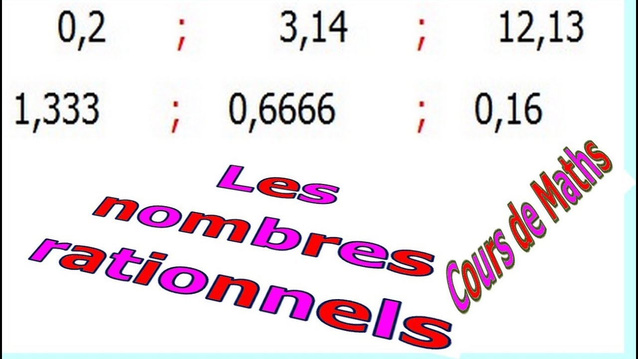 Maths 3ème  Les nombres rationnels introduction Exercice 5  YouTube