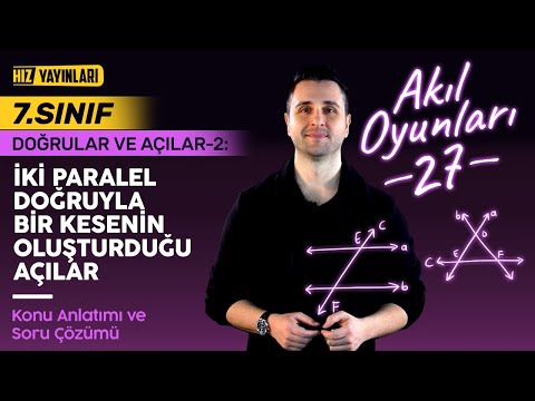 Doğrular ve Açılar 2: Ters Açılar, Yöndeş Açılar, M ve Z Kuralı | Lightboard ile 7. Sınıf Matematik