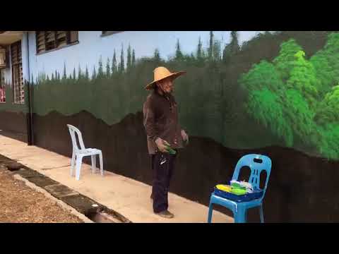 Video: Cara Melukis Mural