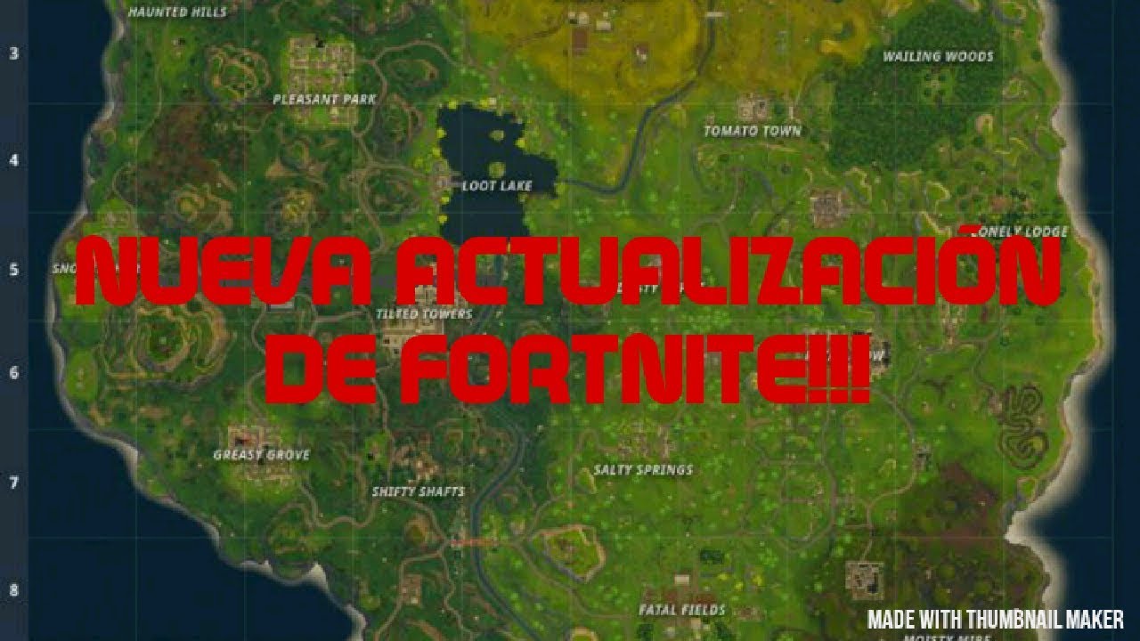 Jugando la nueva actualizacion de FORTNITE !! - YouTube