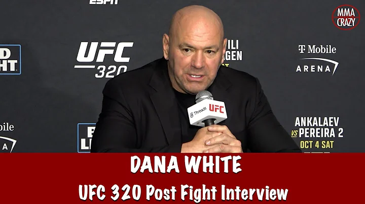 Dana White reacts to Alex Pereira BEATING Magomed Ankalaev, recaps UFC 320