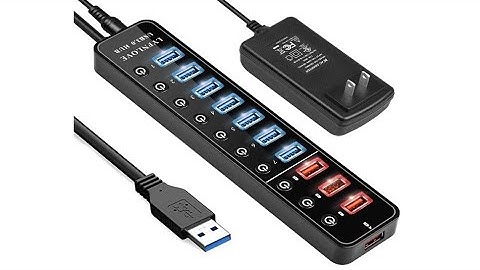 Review: LYFNLOVE Powered USB Hub,11 Port 48W Data Charging Hub with 7 USB 3.0 Ports and 4 Smart