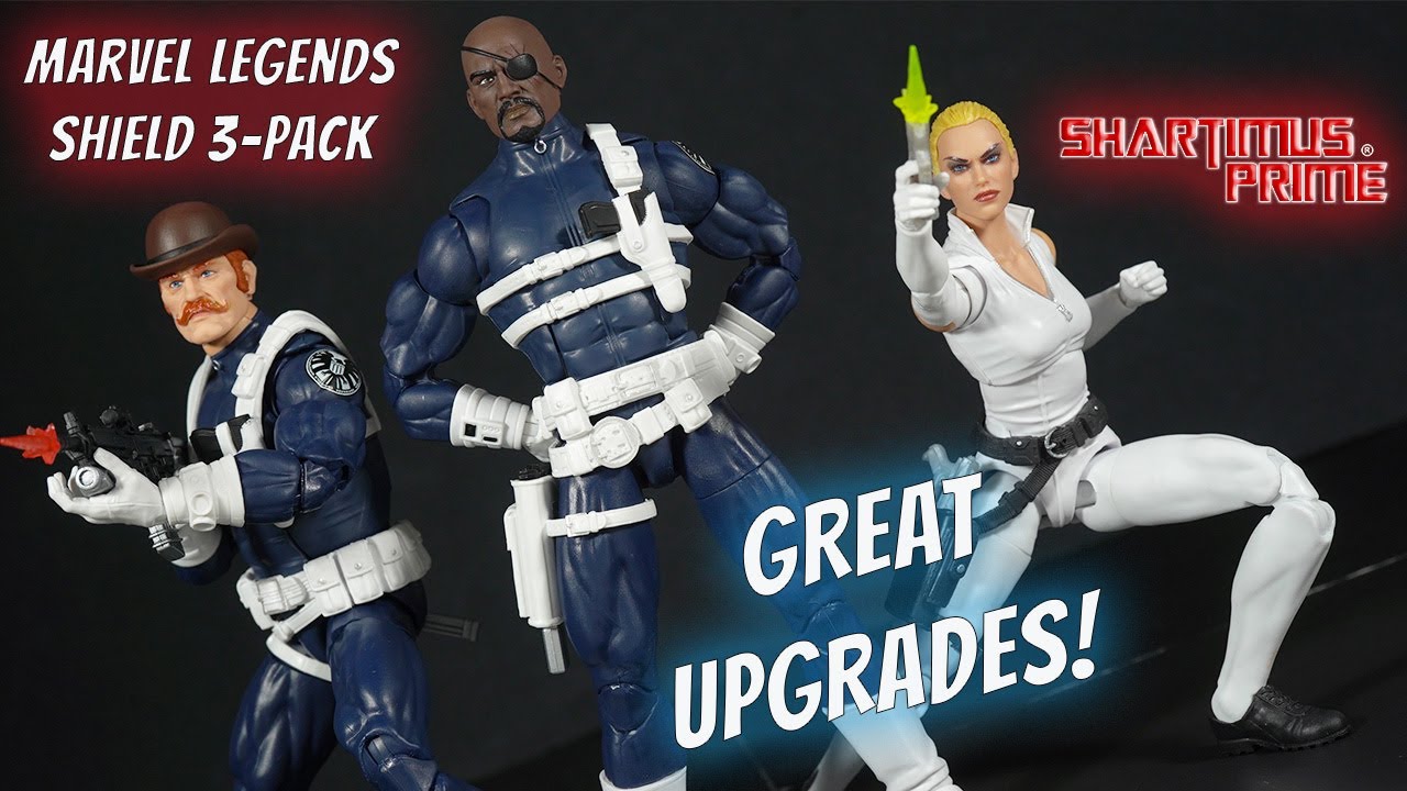 Great Upgrades! - Marvel Legends SHIELD 3-Pack Captain America