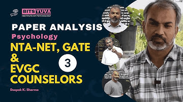 3 NET June 2025 Psychology Test & Discussion | BITS YUVA | Deepak Sharma