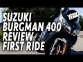 Suzuki Burgman 400 Review First Ride | Visordown.com