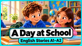 A Day at School – Easy English Story for A1–A2 Learners