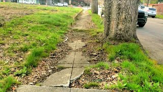 FILTHY Sidewalk Deemed Too DANGEROUS & UNSAFE To Use | FREE Makeover