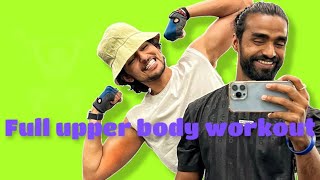 Full upper body workout with Darshan Raval