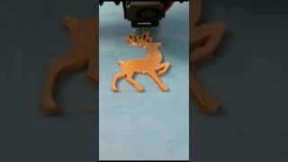 🦌❄️Reindeer 3D Printed Decoration Timelapse #shorts