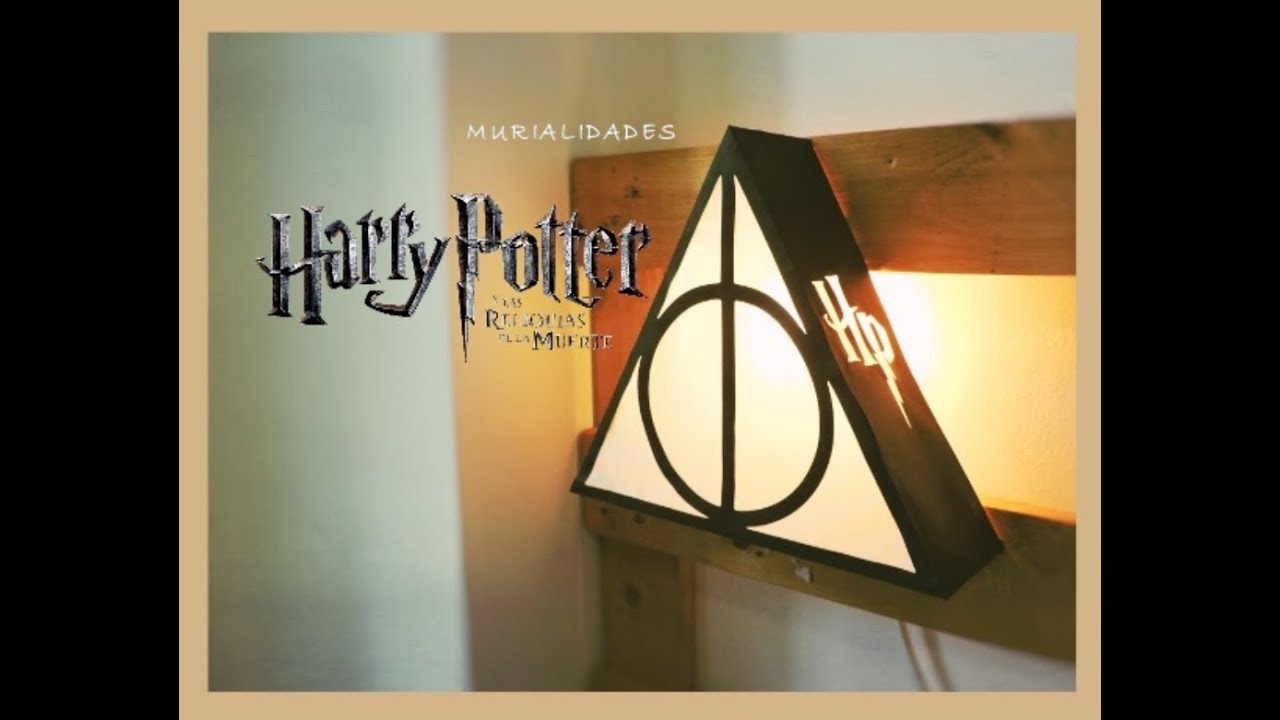 LAMPARA DE HARRY POTTER / LAS RELIQUIAS DE LA MUERTE. DIY