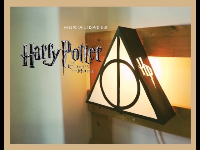 LAMPARA DE HARRY POTTER / LAS RELIQUIAS DE LA MUERTE. DIY 