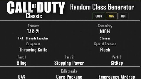 MW2 - Invasion Free-For-All (10-8) Random Class Generator #37 [2020]