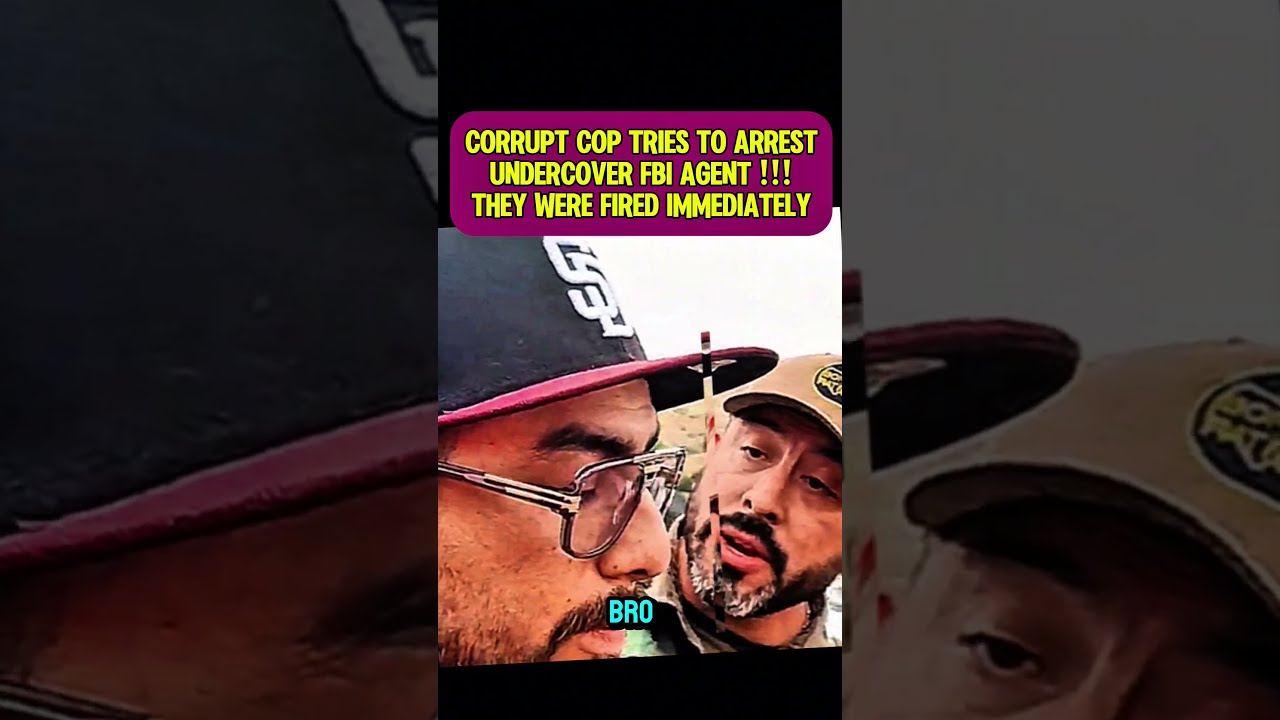 Corrupt Cop Tries To Arrest Undercover Fbi Agent They Were Fired Immediately 9
