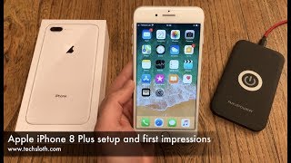 Apple Iphone 8 Plus Setup And First Impressions
