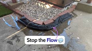 Stops Flood Water When You Need It | QUICK DAM Flood Barrier
