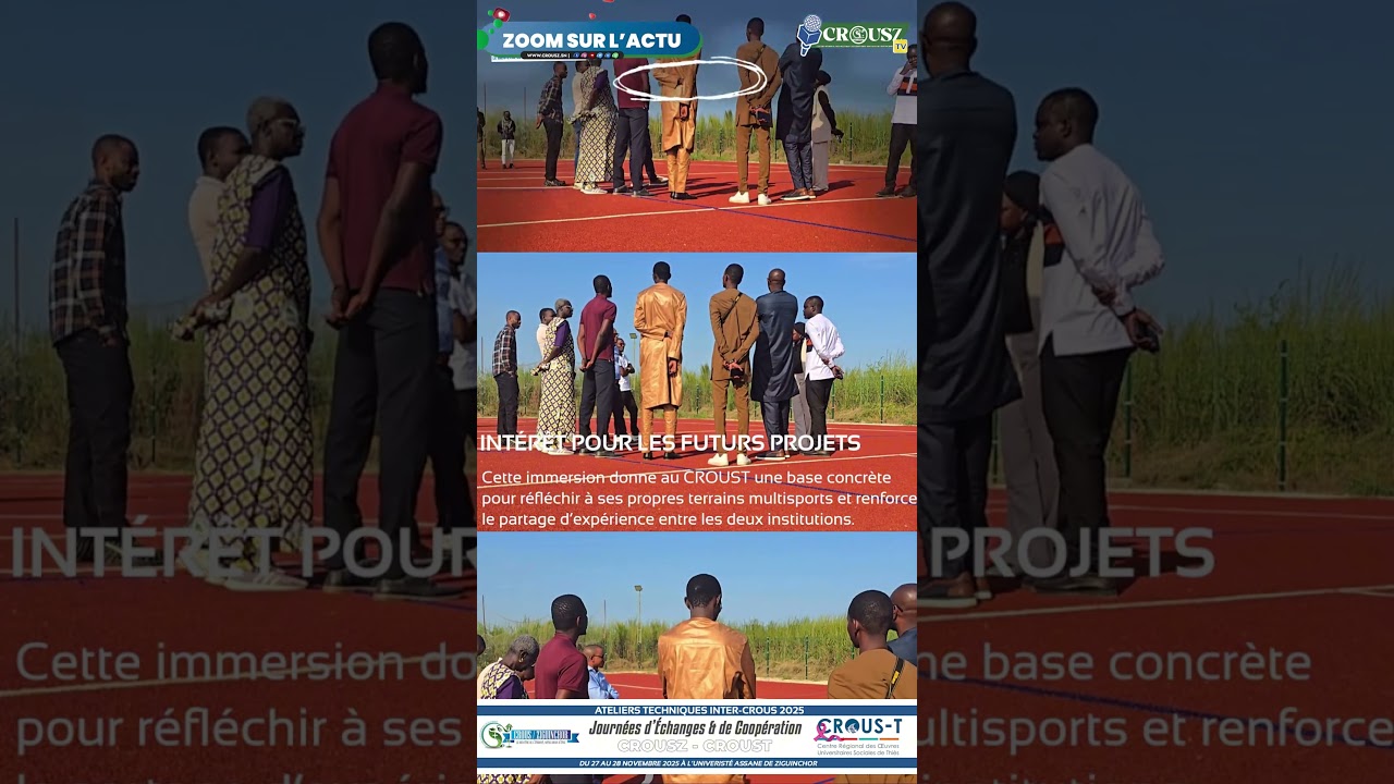 #ZoomsurlActu - Visite du terrain multisport
