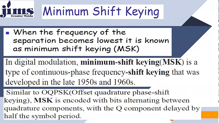 36 Coherent M ary Schemes, MSK, G MSK