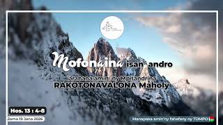 Mofonaina isan'andro anio Zoma 19 Jona 2026. #FJKM_Ambohitantely
