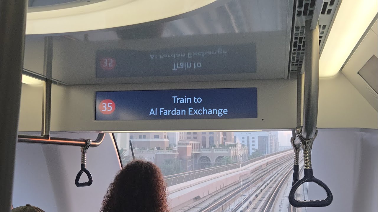 2025.10.15 [EXCLUSIVE ALSTOM ON RED LINE] Dubai Metro Red Line: [R32] Mall of the Emirates ~ [R35...