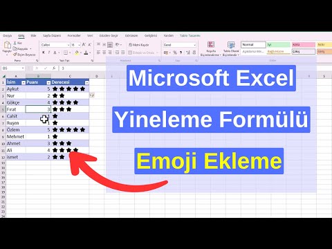 EXCEL EMOJİ NASIL