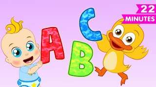 🎈ABC Alphabet 🎈 | Song Compilation | Happy Baby Songs Nursery Rhymes