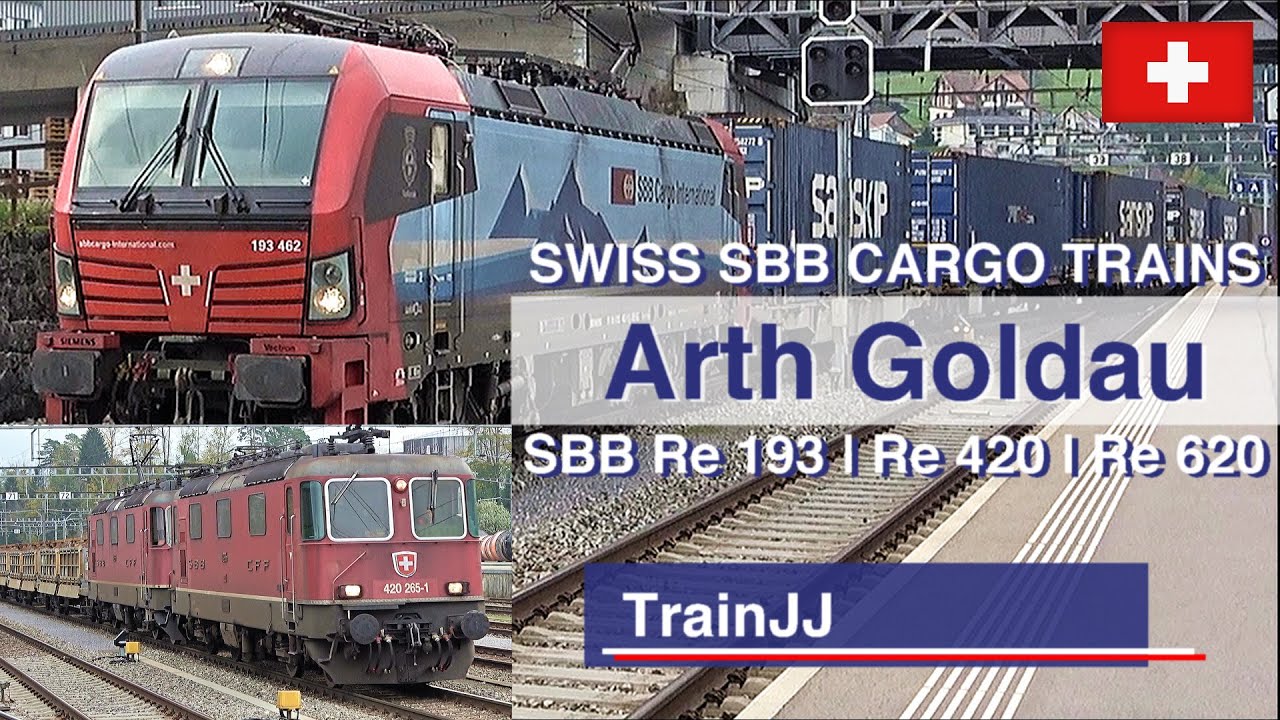 SBB Cargo International Re 193 Vectron |Re 620 |Re 420 | Crossrail Br 186 | Swiss Trains Arth Goldau