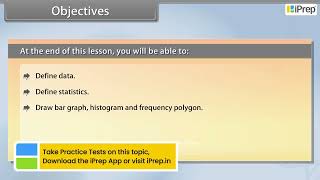 Objectives - Statistics | Statistics | Math | Class 9 | iPrep