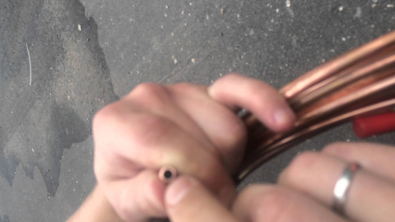 Самостоятельная установка кондиционера: вальцовка - YouTube